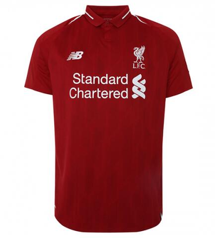 2018-19 Liverpool Retro Home Kit Soccer Jersey